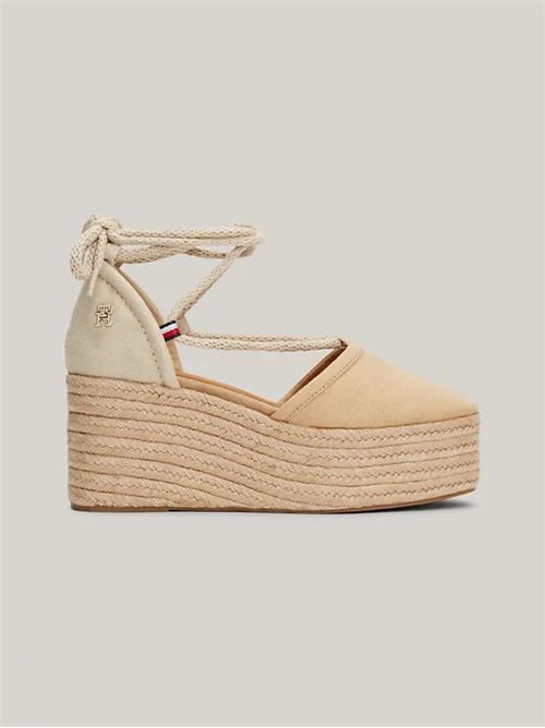 CLOSED TOE LINEN FLA TOMMY HILFIGER | FW0FW07746/RBL